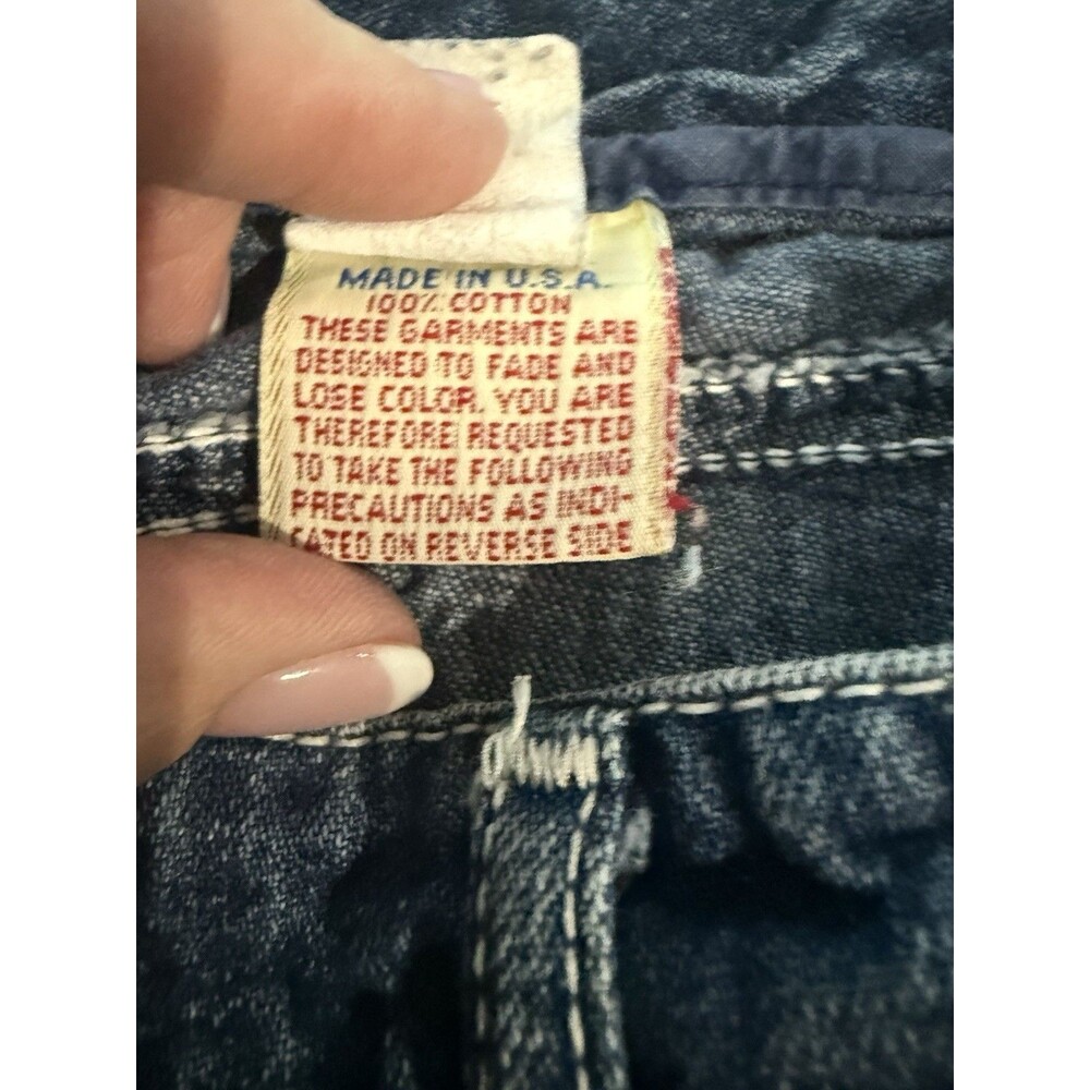 Vintage Calvin Klein Denim Skirt Size 9 Made USA High Waist Pencil - Picture 7 of 10